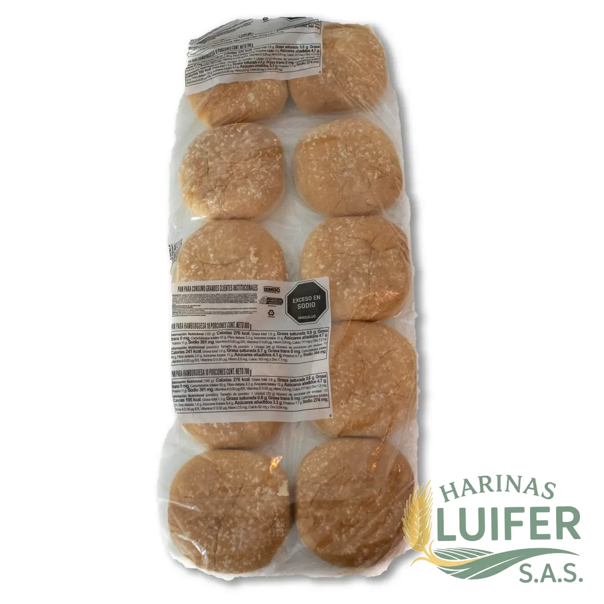 Pan Ham Artesanal Bimbo X 10