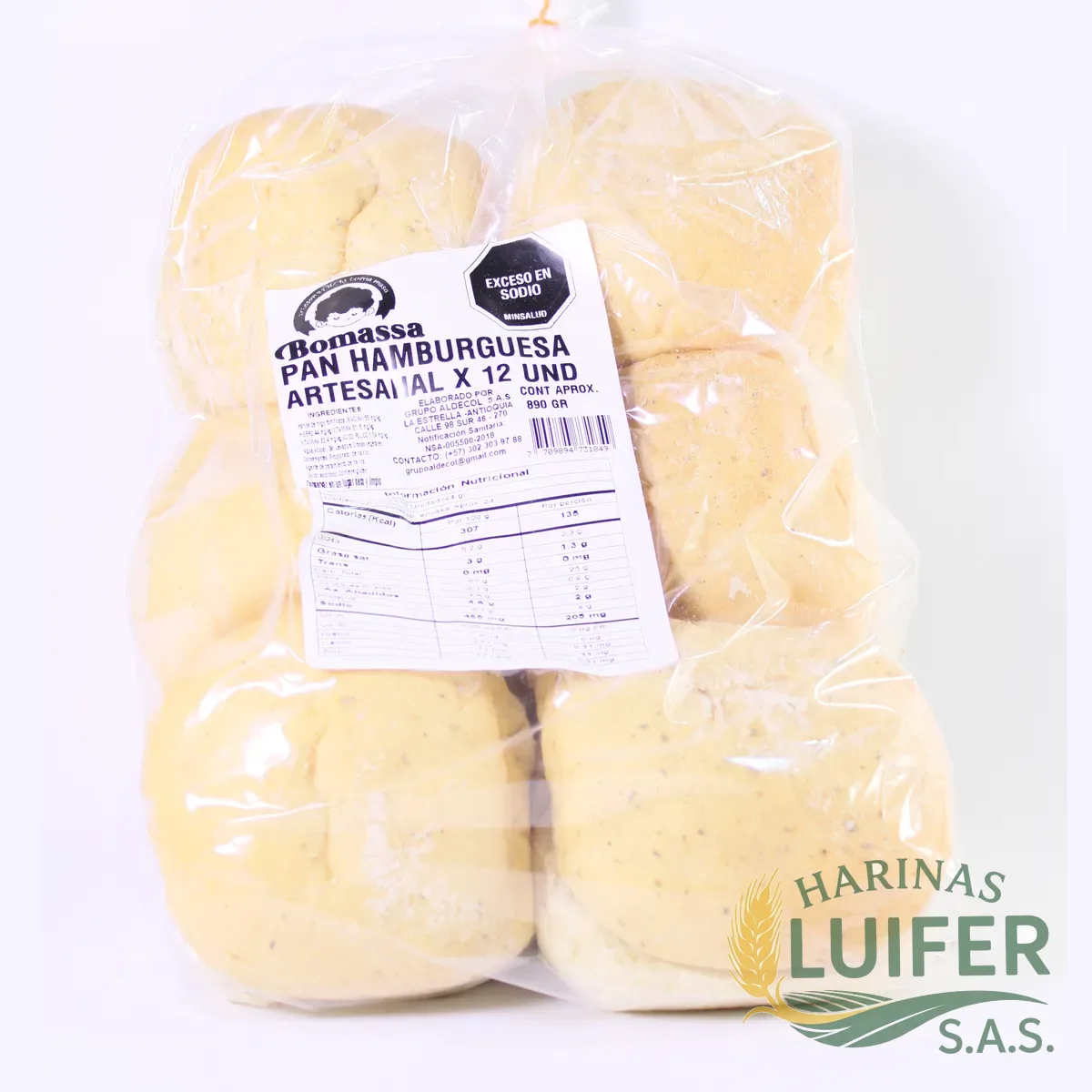 Pan Ham Artesanal Bomassa X 12