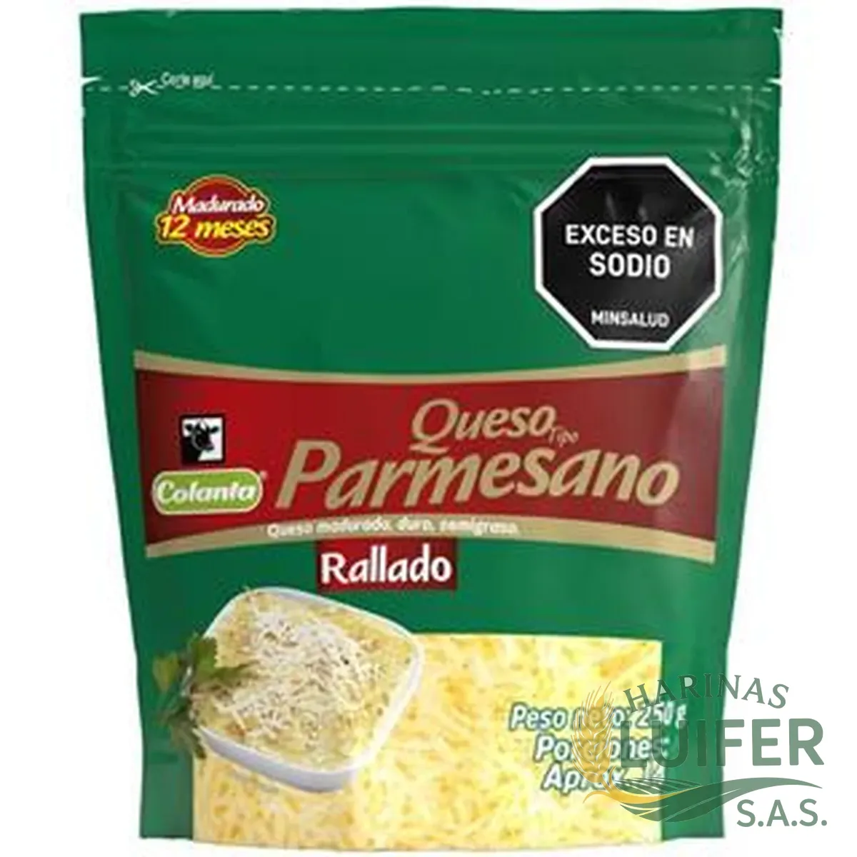 Parmesano Colanta X 250 Gr