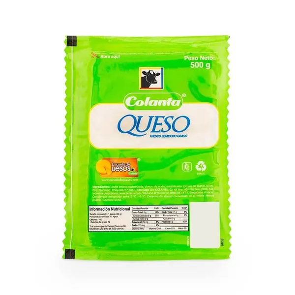 Queso Colanta X 500 gr
